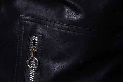 Men's Multi Zip Leather Coat - Stylish Genuine Leather Motorcycle Jacket - Buy Center