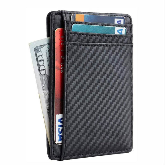 Men's Genuine Leather Anti-Theft Card Holder - Stylish & Secure Wallet - Buy Center
