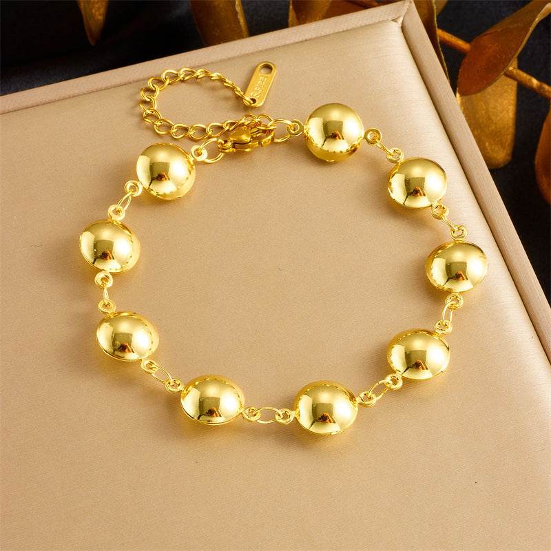 Buy Center Simple Punk Oval Water Drop Bracelet - Geometric Design for Women - Buy Center