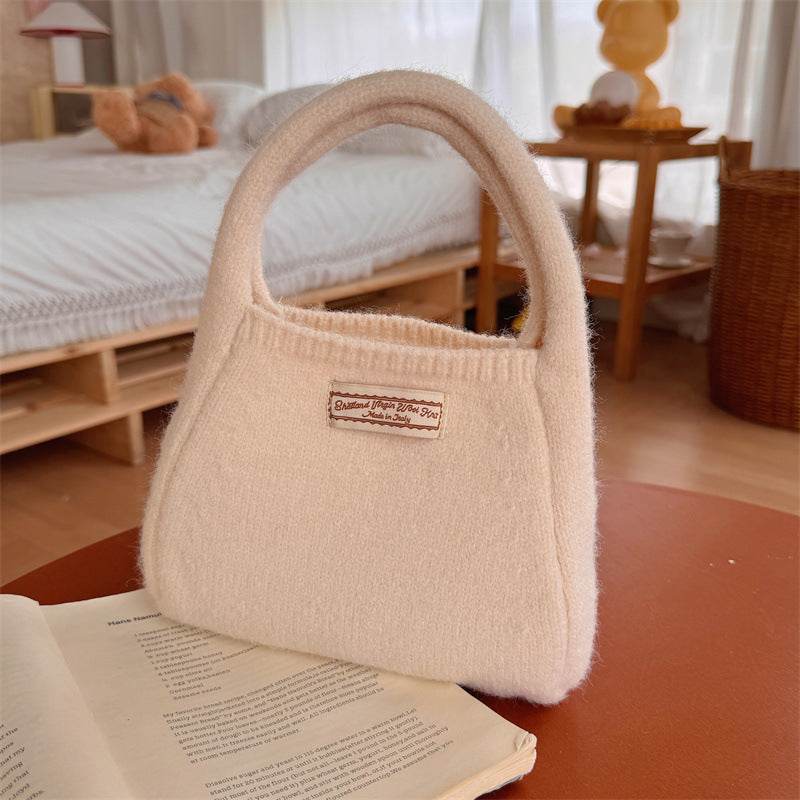 Trendy Woolen Yarn Shoulder Bag for Women - Portable & Stylish 2025 - Buy Center