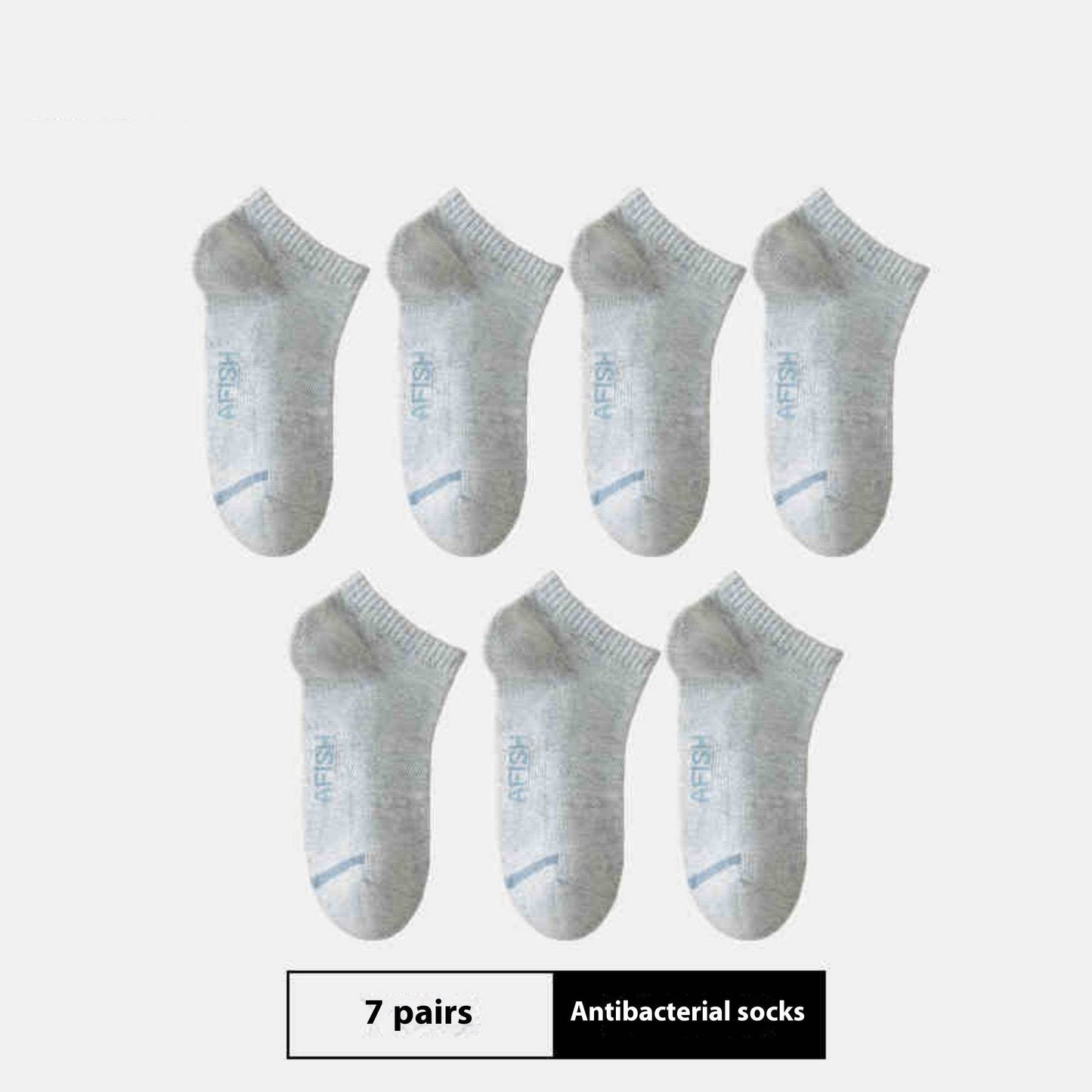 Men's Thin Sport Socks - Breathable Cotton, 7 Pairs for All Seasons - Buy Center