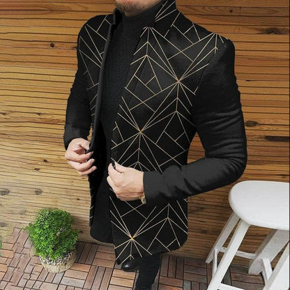 Men's Woolen Trench Coat - Stylish Stand Collar for Winter Fashion 2025 - Buy Center