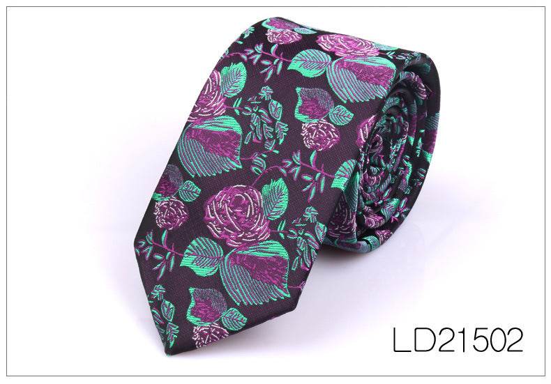 Men's Casual Fashion Tie - Flower Graffiti 6cm Bow Tie for Trendy Looks - Buy Center