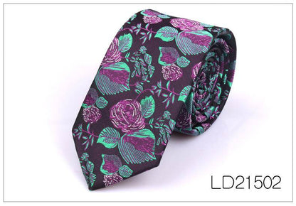 Men's Casual Fashion Tie - Flower Graffiti 6cm Bow Tie for Trendy Looks - Buy Center