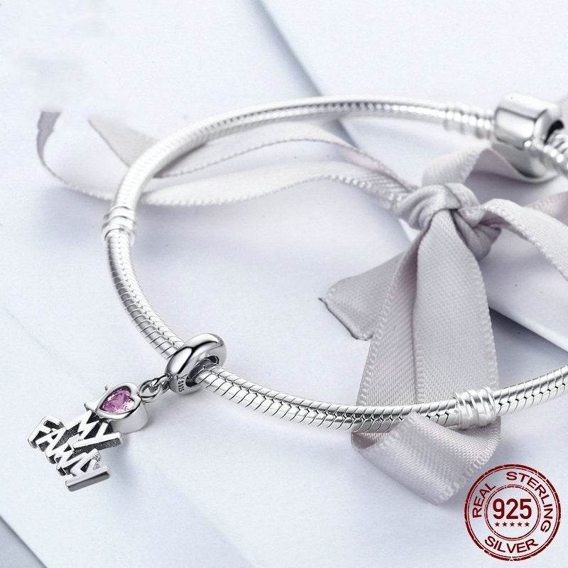 Elegant I Love My S925 Silver Pendant - Perfect Gift for Any Occasion - Buy Center