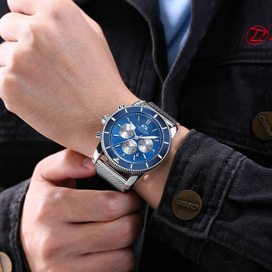 Multifunctional Luminous Mechanical Watch - 30M Waterproof, Stylish Design - Buy Center