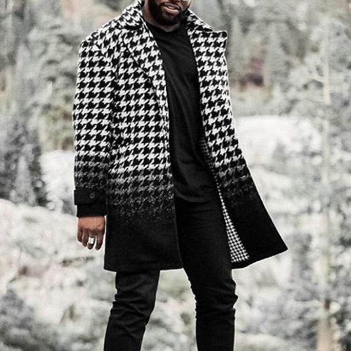 Men's Woolen Trench Coat - Stylish Stand Collar for Winter Fashion 2025 - Buy Center