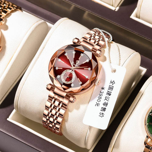 Niche Women's Waterproof Quartz Watch - Stylish Rose Gold Design 2025 - Buy Center