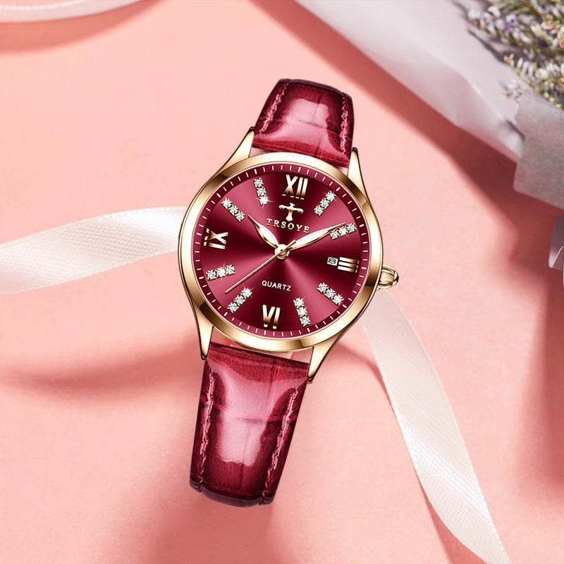 Buycenter Women's Delicate Waterproof Quartz Watch - Elegant Small Dial - Buy Center