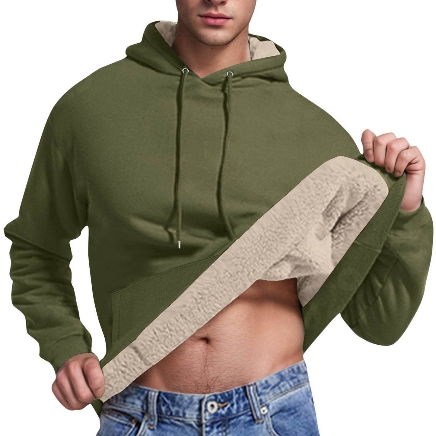 Men's Cashmere Hoodie - Slim Fit Cold Protection for Autumn Style - Buy Center