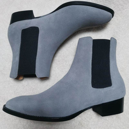 Men's Buckskin Martin Boots - Stylish All-Match Design for Winter 2025 - Buy Center