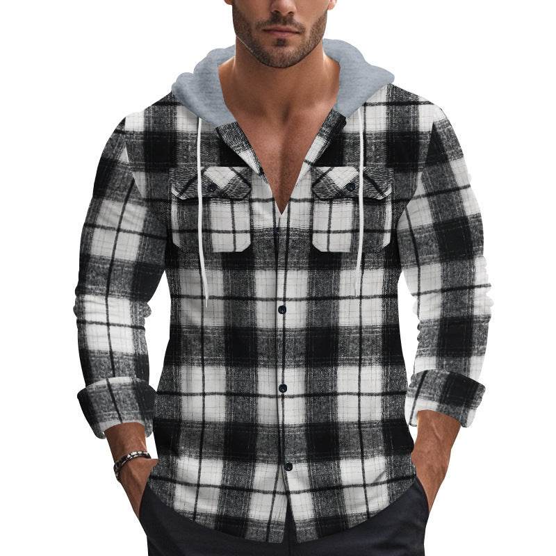 Buycenter Men's Plaid Shirt - Retro Fashion for Autumn & Winter 2025 - Buy Center