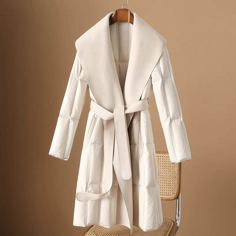 Women's White Duck Down Jacket - Stylish & Warm Winter Coat 2025 - Buy Center
