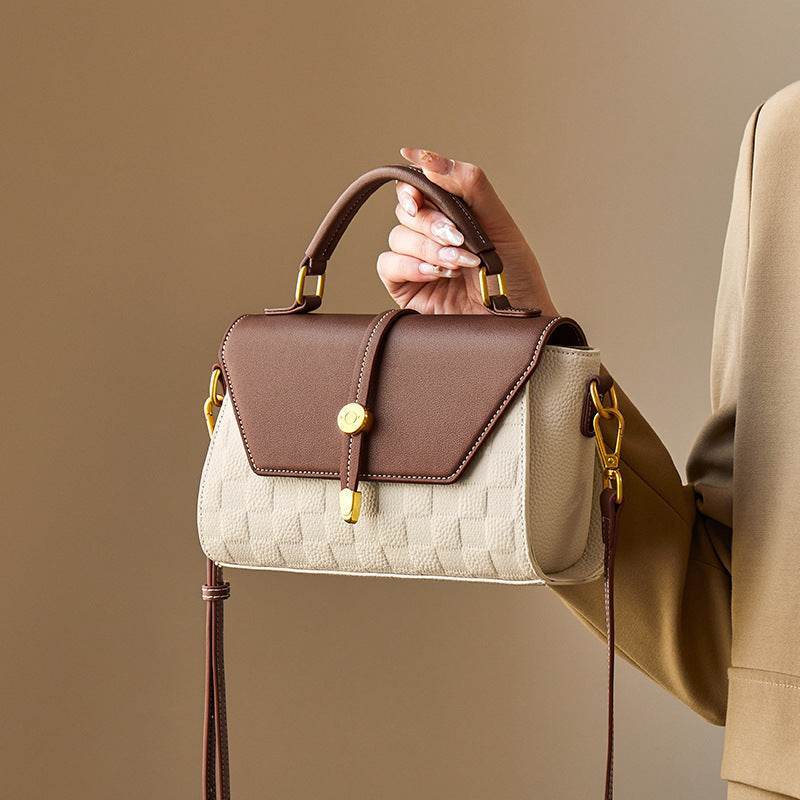 Buycenter Premium Genuine Leather Handbag - Light Luxury Crossbody - Buy Center