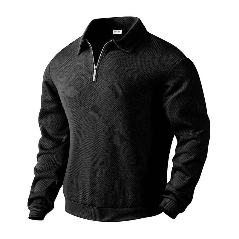 Buycenter Men's Loose-Fitting Pullover - Casual Long Sleeve Top - Buy Center