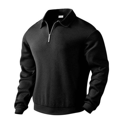 Buycenter Men's Loose-Fitting Pullover - Casual Long Sleeve Top - Buy Center