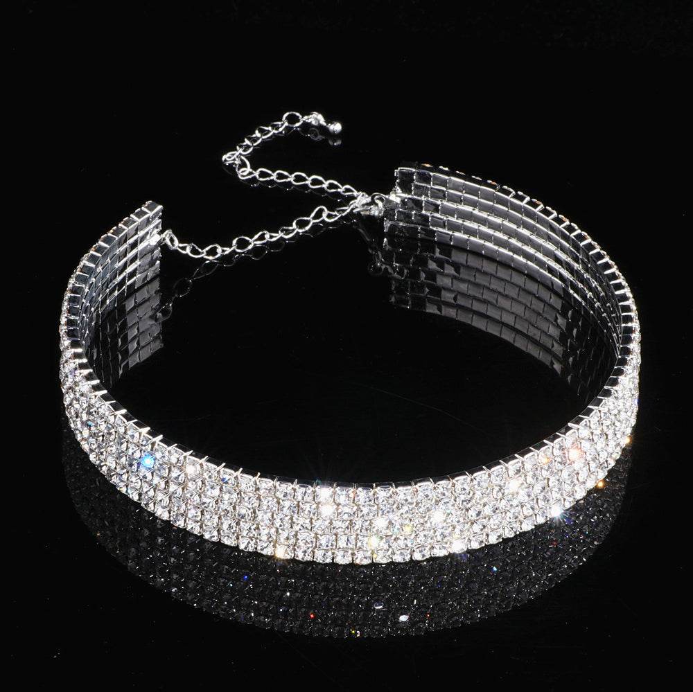 Buycenter Diamond Choker Necklace Set - Stylish Jewelry for Women - Buy Center