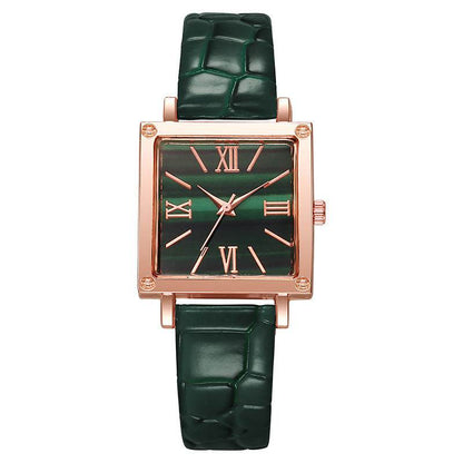 Affordable Luxury Square Watch - Bamboo Pattern for Women's Fashion - Buy Center