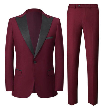 Buycenter Men's Business Suit - Formal Stage Performance Wear, Multiple Sizes - Buy Center