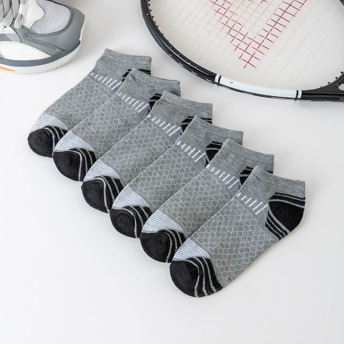 Breathable Men's Sports Socks - Non-Slip Running & Stylish Colors - Buy Center
