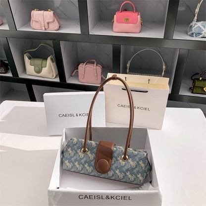 Buycenter Women's Horse-drawn Tram Style Shoulder Handbag - All-match Design - Buy Center