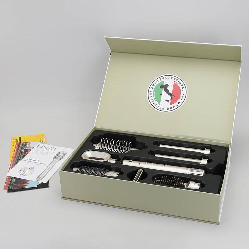 7-in-1 Hair Straightener & Curler - Premium Hot Air Comb for Easy Styling - Buy Center