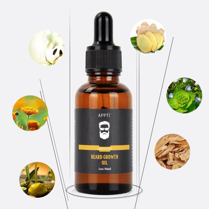 Forrest Gump Beard Growth Oil - Nourishing Essential Oil for Healthy Beards - Buy Center