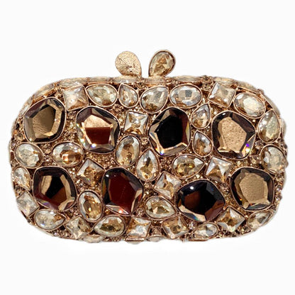 Elegant Hand-held Diamond Evening Bag - Custom Colors & Stylish Design - Buy Center