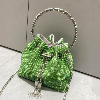 Shiny Diamond Handbag for Women - Stylish Evening Bag in Vibrant Colors - Buy Center