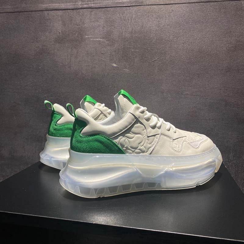 Men's Air Cushion Sneakers - Breathable Lace-Up Shoes in Multiple Colors - Buy Center