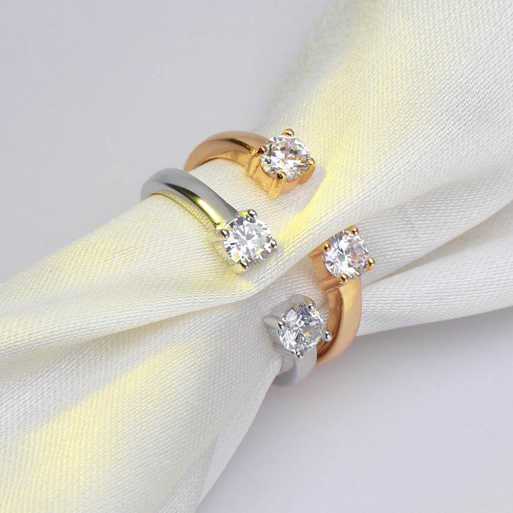 Sterling Silver Temperament Ring - Adjustable Modern Design for Every Occasion - Buy Center