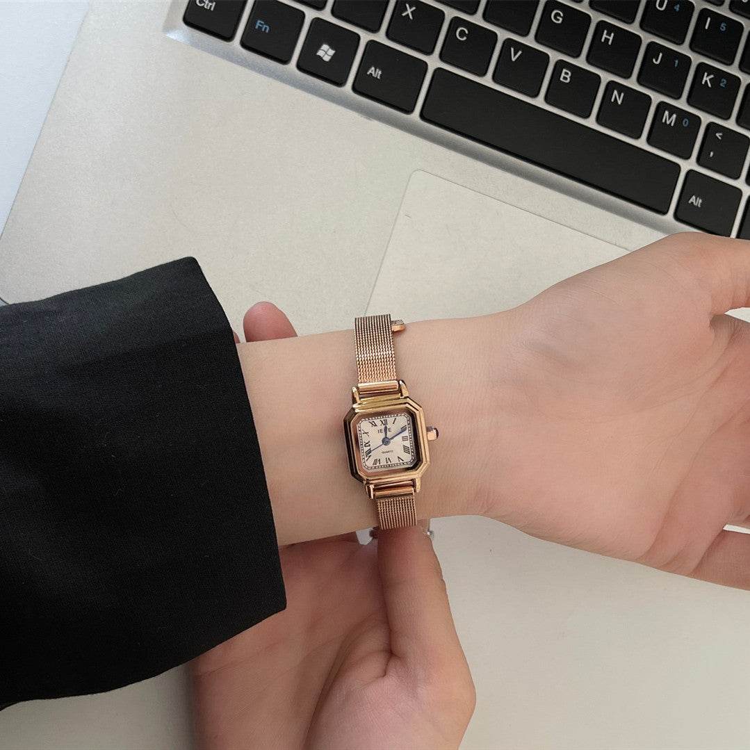 Buy Center Retro Square Small Sugar Cube Watch for Women - Stylish Design - Buy Center