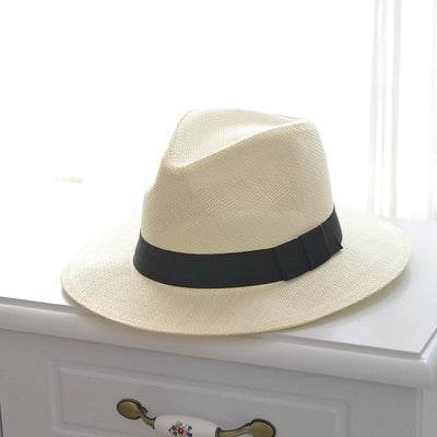 Buycenter Men's Straw Hat - Breathable Sun Shade for Casual Outdoor Wear - Buy Center
