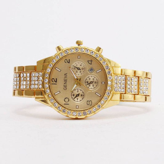 Women's Diamond Digital Quartz Watch - Stylish Three Eyes Sports - 2025 - Buy Center