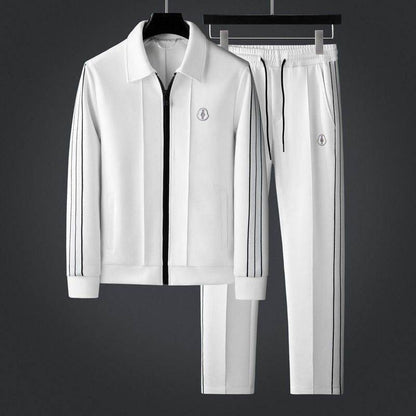 Trendy Sports 3D Cutting Jacket Suit - Cotton Long Sleeve & Pants 2025 - Buy Center