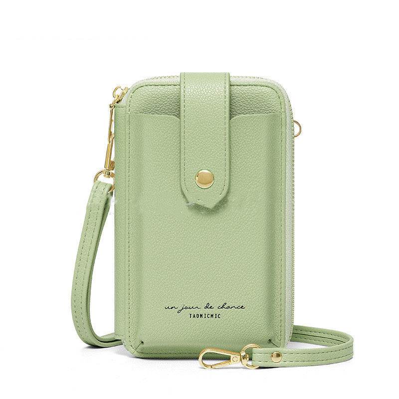Korean Style Large Capacity Mobile Phone Bag - Fashionable PU Wallet for Women - Buy Center