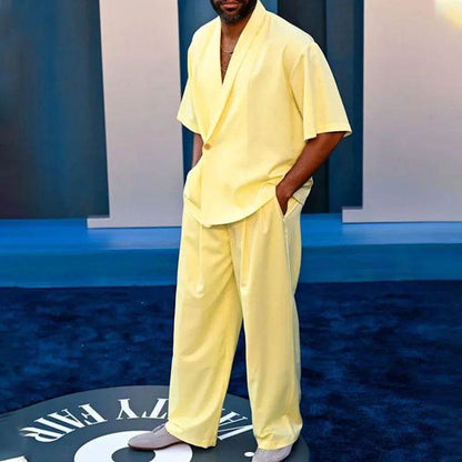 Buycenter Casual Polo Collar Suit for Men - Stylish & Comfortable Fit - Buy Center