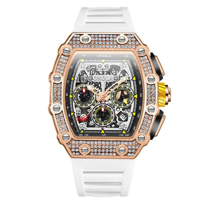 Buycenter Multi-functional Mechanical Watch - Full Diamond Fashion Style - Buy Center