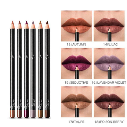 36 Color Waterproof Lip Liner - Non-Smudge & Long Lasting Shades - Buy Center