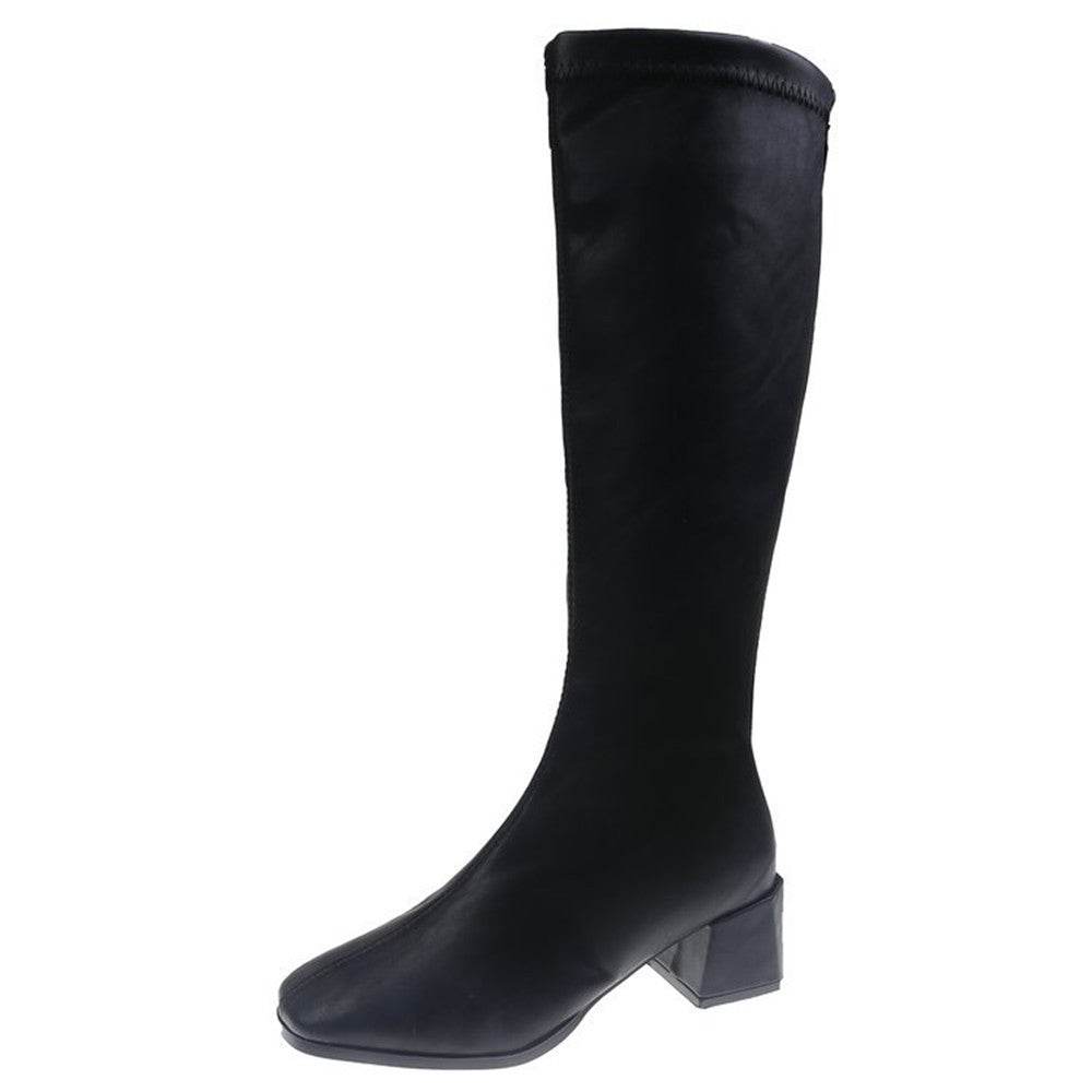 Thinner-Looked High Heel Boots - Stylish Black & Khaki Options for Women - Buy Center