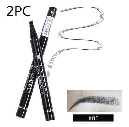 Microblading Eyebrow Pencil - Waterproof Fork Tip for Flawless Brows - Buy Center