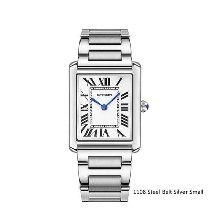 Roman Scale Waterproof Couple Watch - Trendy Fashionable Accessory 2025 - Buy Center