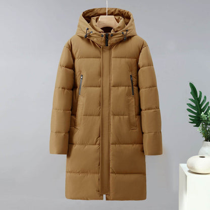Men's Windproof Overknee Coat - Stylish Urban Down Jacket 2025 - Buy Center