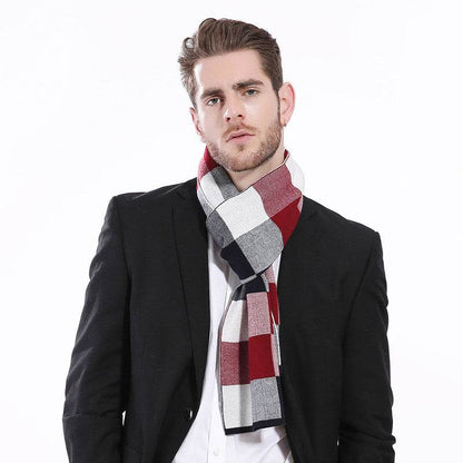 Classic British Checked Cashmere Scarf - Stylish Warmth for Men 2025 - Buy Center