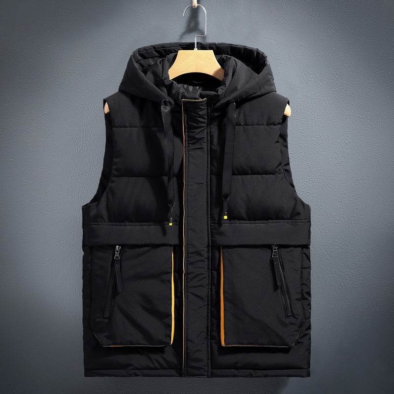 Trendy Thickened Fleece-lined Waistcoat - Stylish Winter Cotton Vest - Buy Center