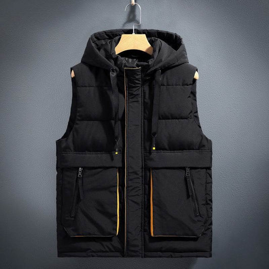 Trendy Thickened Fleece-lined Waistcoat - Stylish Winter Cotton Vest - Buy Center
