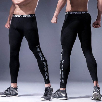 Men's High Elastic Sports Pants - Quick Dry Fitness Bottoms for Activewear - Buy Center