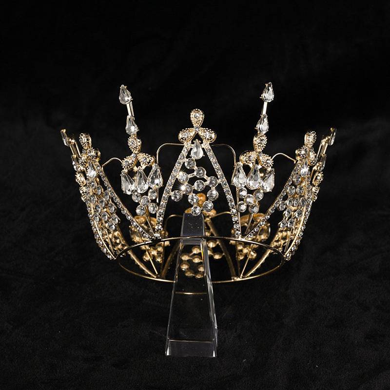 Alloy Electroplate Crowns - Korean Style Wedding Hair Jewelry for 2025 - Buy Center