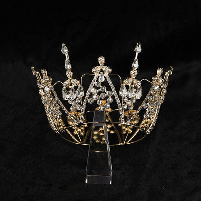 Alloy Electroplate Crowns - Korean Style Wedding Hair Jewelry for 2025 - Buy Center