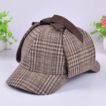 Buycenter Vintage Plaid Baseball Caps - Double Brim for Men & Women - Buy Center